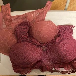 Victoria’s Secret PINK Lace Bralettes